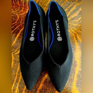 Rothy’s The Point Flat Size Black Solid